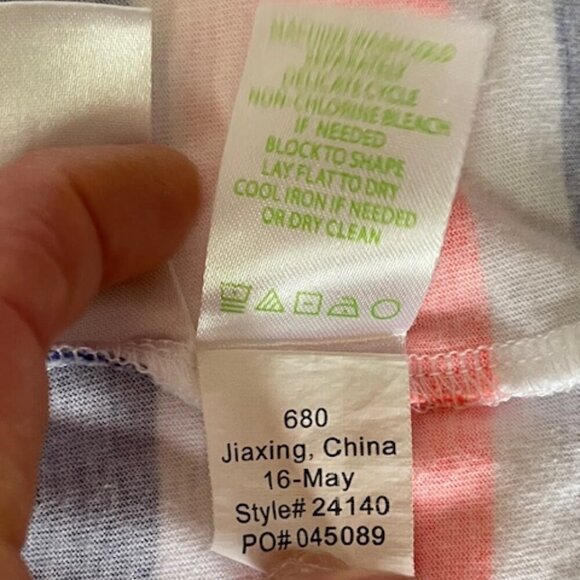 LILLY PULITZER Bomber Blue Exotic Garden Engineered Beacon Dress Size M - Picture 13 of 16